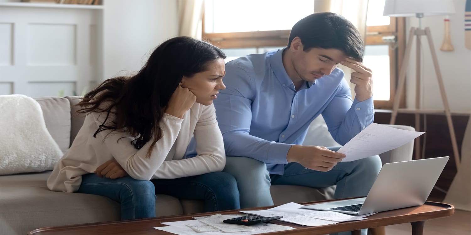 Couple concerned about finances because they are behind on mortgage payments